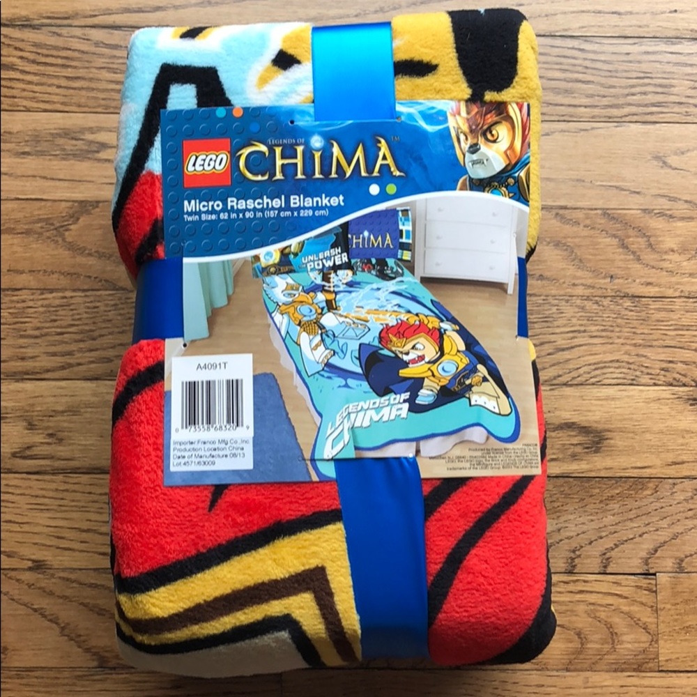 Lego China plush Blanket Twin Sized